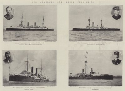 Our Admirals and their Flag-Ships by English Photographer