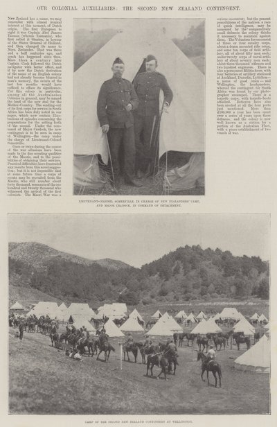 Our Colonial Auxiliaries, the Second New Zealand Contingent by English Photographer