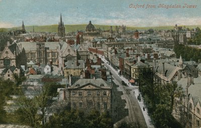 Oxford from Magdalen Tower by English Photographer