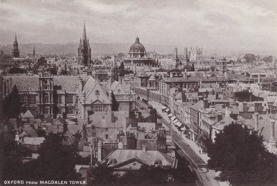 Oxford from Magdalen Tower by English Photographer