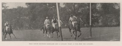 Polo Match between Ranelagh and a Cavalry Team, a Goal for the Cavalry by English Photographer