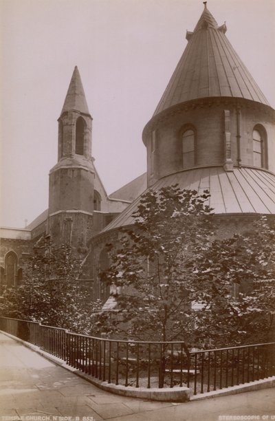 North Side of Temple Church by English Photographer