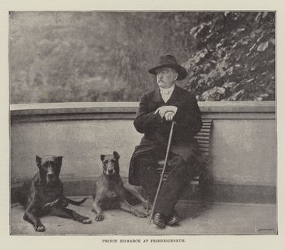 Prince Bismarck at Friedrichsruh by English Photographer
