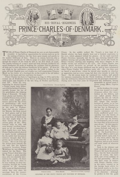 Prince Charles of Denmark by English Photographer