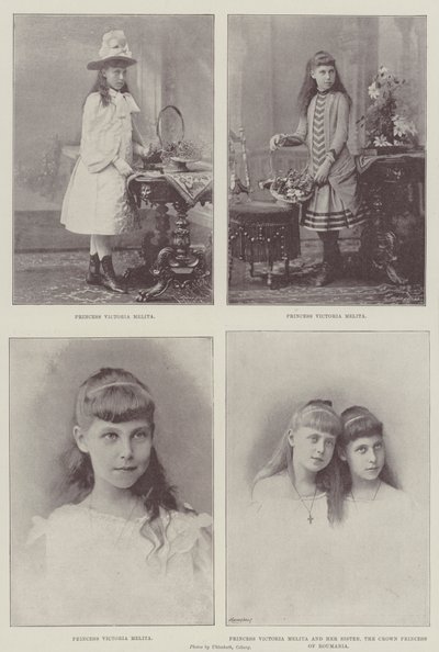 Princess Victoria Melita of Saxe-Coburg and Gotha by English Photographer