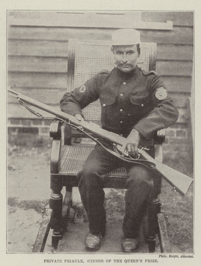 Private Priaulx, Winner of the Queen