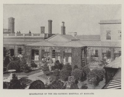 Quadrangle of the Sea-Bathing Hospital at Margate by English Photographer