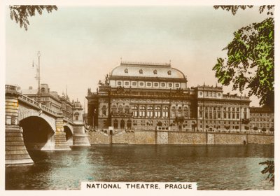 National Theatre, Prague, c.1939 by English Photographer