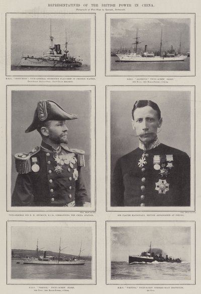Representatives of the British Power in China by English Photographer