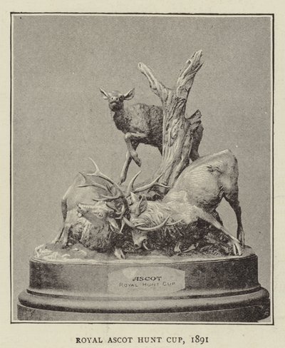 Royal Ascot Hunt Cup, 1891 by English Photographer