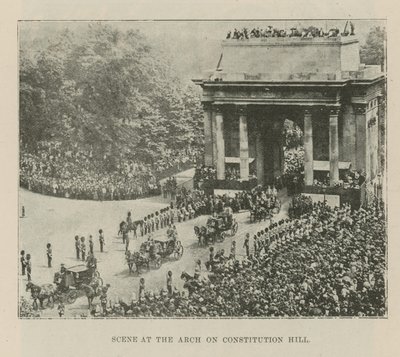 Scene at the Arch on Constitution Hill by English Photographer