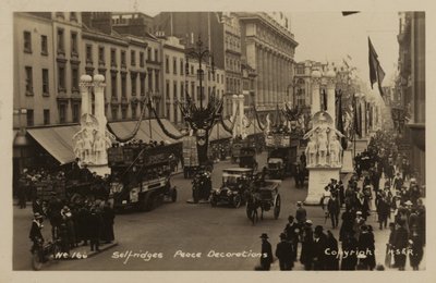 Selfridges, Peace Decorations by English Photographer