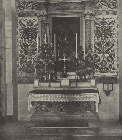 Side altar, Latin Church, Nazareth, supposed to stand over the site of Joseph