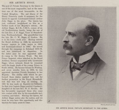 Sir Arthur Bigge, Private Secretary to the Queen by English Photographer