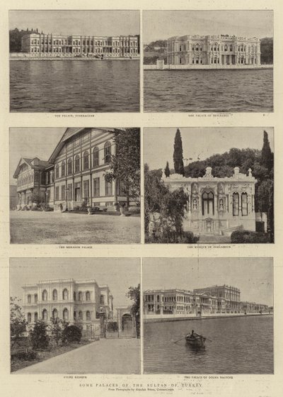 Some Palaces of the Sultan of Turkey by English Photographer