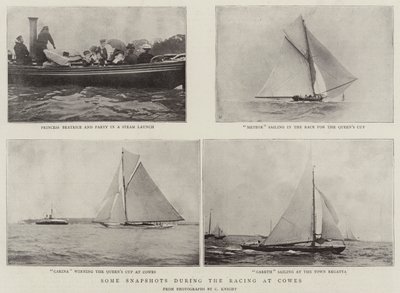 Some Snapshots during the Racing at Cowes by English Photographer