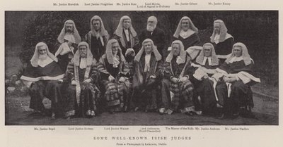 Some Well-known Irish Judges by English Photographer