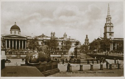 St Martin-in-the-Fields, Trafalgar Square, London by English Photographer