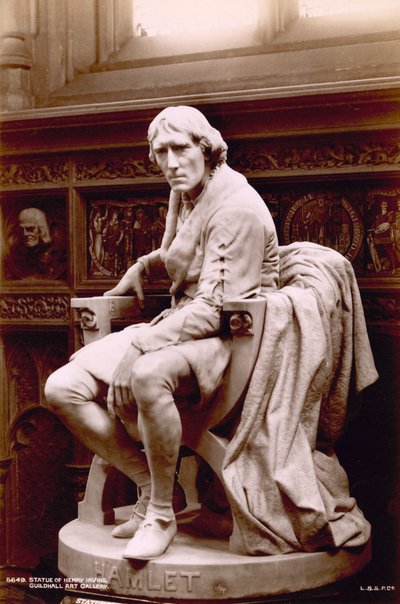 Statue of Henry Irving by English Photographer