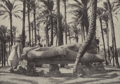 Statue of Rameses II, lying in the city which Jeremiah said should be without inhabitant by English Photographer