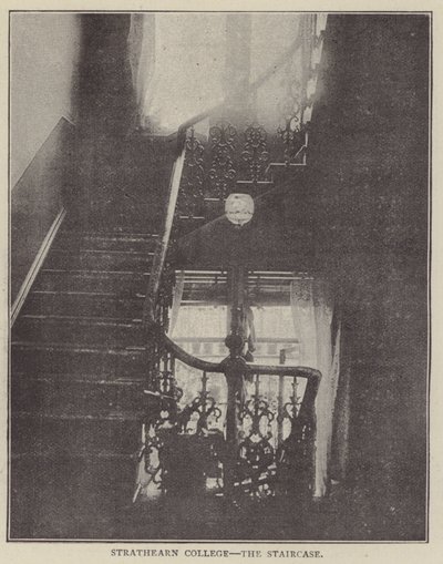 Strathearn College, the Staircase by English Photographer