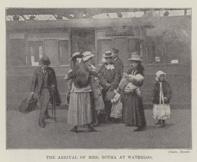 The Arrival of Mrs Botha at Waterloo by English Photographer