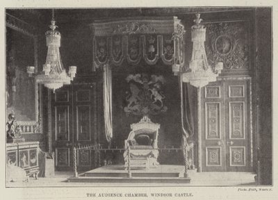 The Audience Chamber, Windsor Castle by English Photographer