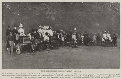The Automobile Club of Great Britain by English Photographer