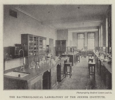 The Bacteriological Laboratory of the Jenner Institute by English Photographer