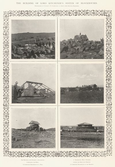 The Building of Lord Kitcheners System of Blockhouses by English Photographer