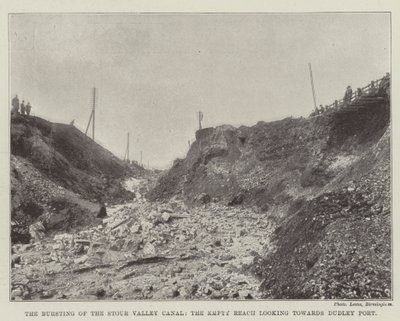 The Bursting of the Stour Valley Canal, the Empty Reach looking towards Dudley Port by English Photographer