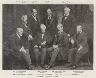 The Colonial Delegates to the Imperial Court of Appeal Conference by English Photographer