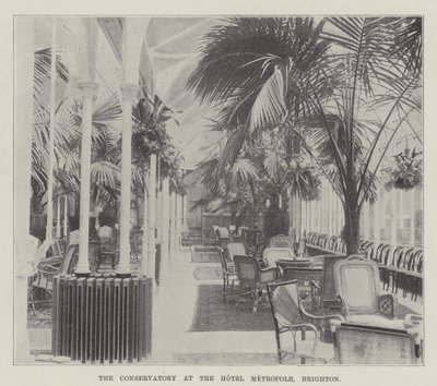 The Conservatory at the Hotel Metropole, Brighton by English Photographer