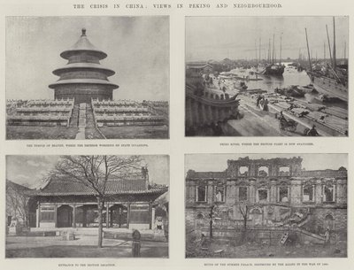 The Crisis in China, Views in Peking and Neighbourhood by English Photographer