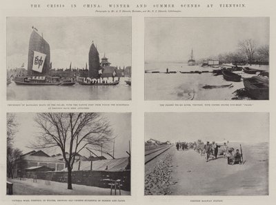 The Crisis in China, Winter and Summer Scenes at Tientsin by English Photographer
