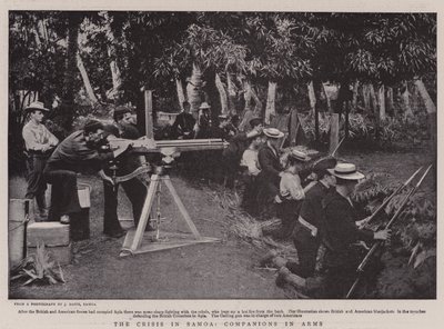 The Crisis in Samoa, Companions in Arms by English Photographer