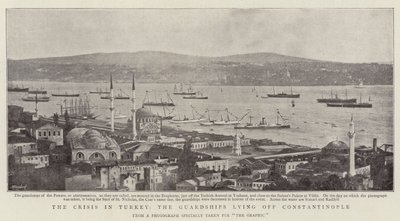 The Crisis in Turkey, the Guardships Lying off Constantinople by English Photographer