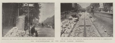 The Electrification of the South London Tramways by English Photographer