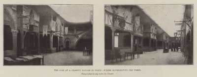The Fire at a Charity Bazaar in Paris, Scenes Representing Old Paris by English Photographer