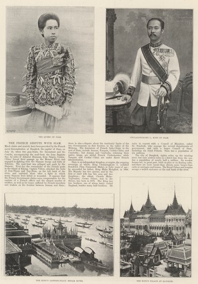 The French Dispute with Siam by English Photographer