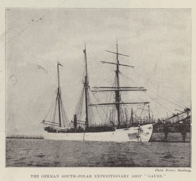 The German South-Polar Expeditionary Ship Gauss by English Photographer