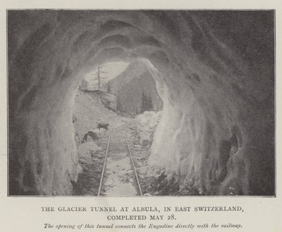 The Glacier Tunnel at Albula, East Switzerland by English Photographer