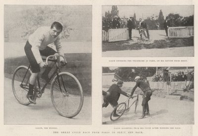 The Great Cycle Race from Paris to Brest and back by English Photographer