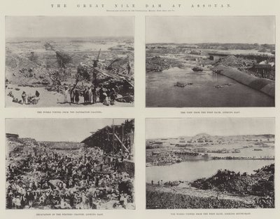 The Great Nile Dam at Assouan by English Photographer