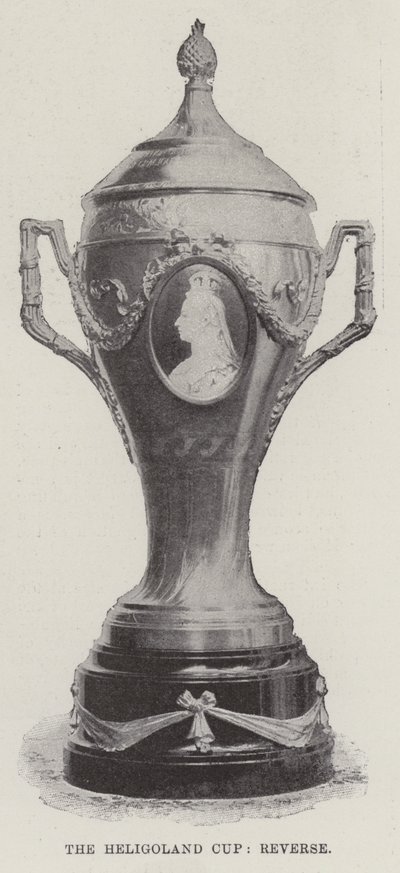 The Heligoland Cup, Reverse by English Photographer