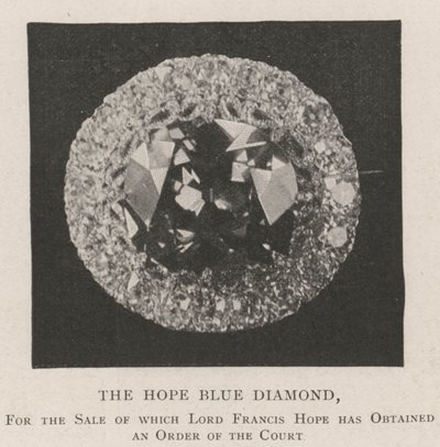 The Hope Blue Diamond by English Photographer