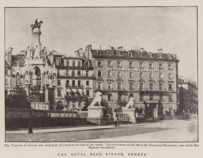 The Hotel Beau Rivage, Geneva by English Photographer
