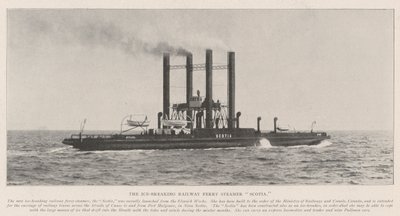 The Ice-Breaking Railway Ferry Steamer Scotia by English Photographer