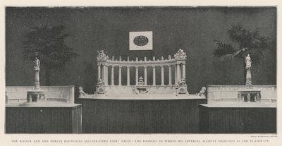 The Kaiser and the Berlin Fountains illustrating Fairy Tales, the Designs to which His Imperial Majesty objected as too elaborate by English Photographer