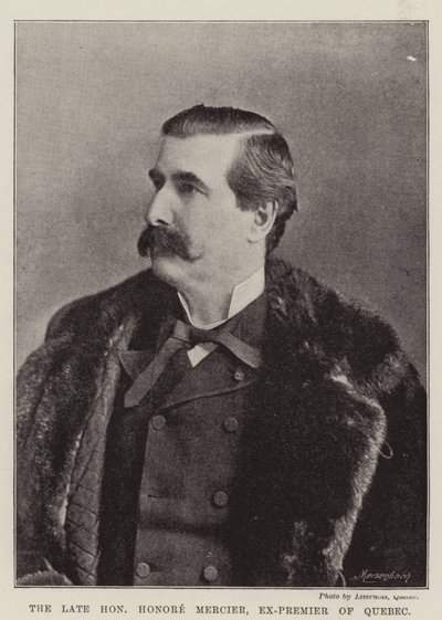 The Late Honourable Honore Mercier, Ex-Premier of Quebec by English Photographer